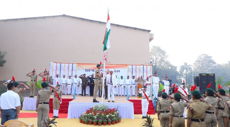 Celebration of 76th Republic Day at Navsari Agricultural University...