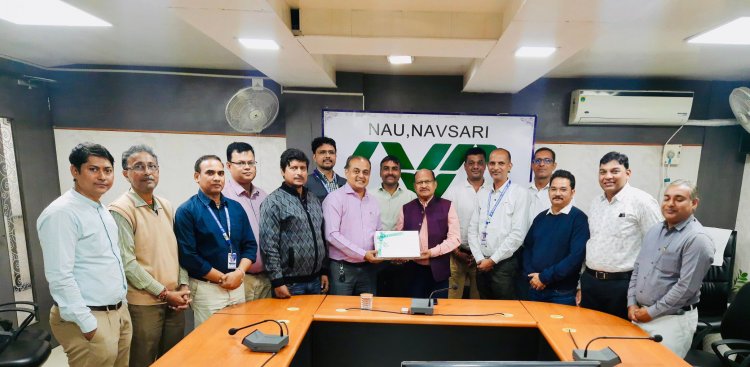 The faculties of College of Forestry, Navsari expressed deepest gratitude and thanks to Hon'ble Vice-Chancellor Dr. Z. P. Patel 