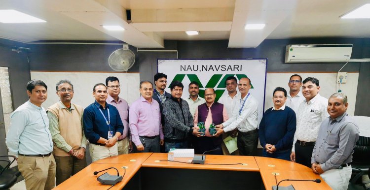 The faculties of College of Forestry, Navsari expressed deepest gratitude and thanks to Hon'ble Vice-Chancellor Dr. Z. P. Patel 