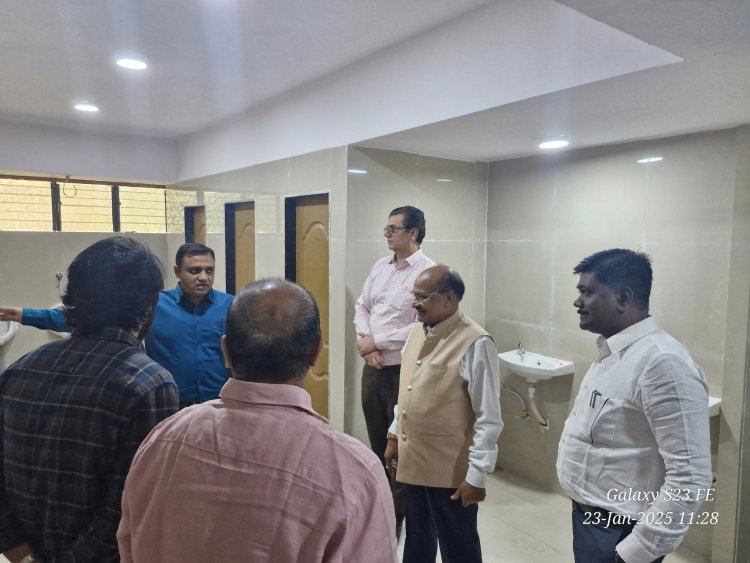 Hon’ble Vice-Chancellor Dr. Z. P. Patel inaugurated the newly constructed Boys' hostel for Polytechnic students at College of Agriculture, Waghai on January 23, 2025 