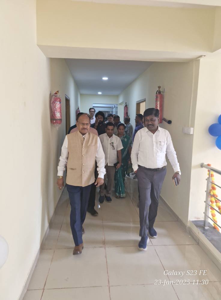 Hon’ble Vice-Chancellor Dr. Z. P. Patel inaugurated the newly constructed Boys' hostel for Polytechnic students at College of Agriculture, Waghai on January 23, 2025 