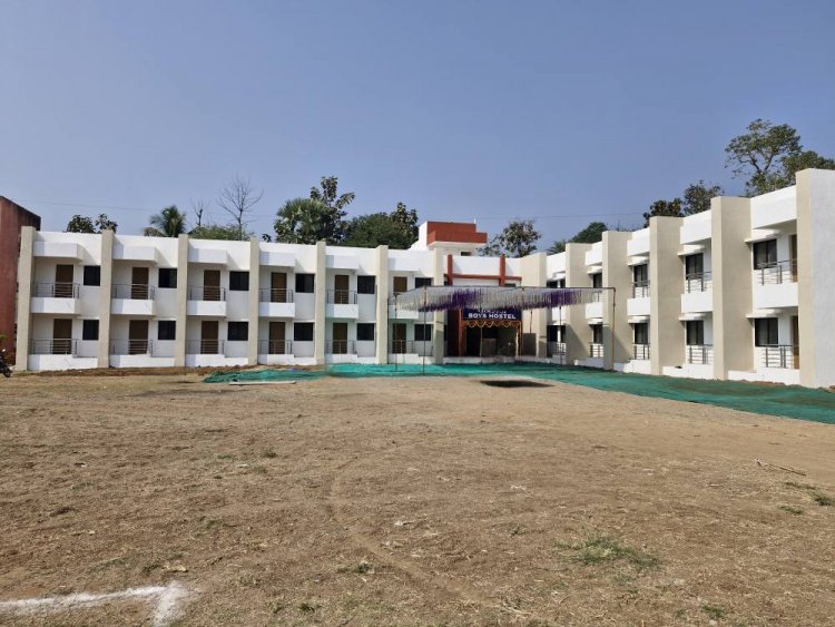 Hon’ble Vice-Chancellor Dr. Z. P. Patel inaugurated the newly constructed Boys' hostel for Polytechnic students at College of Agriculture, Waghai on January 23, 2025 