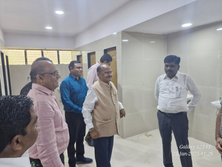 Hon’ble Vice-Chancellor Dr. Z. P. Patel inaugurated the newly constructed Boys' hostel for Polytechnic students at College of Agriculture, Waghai on January 23, 2025 