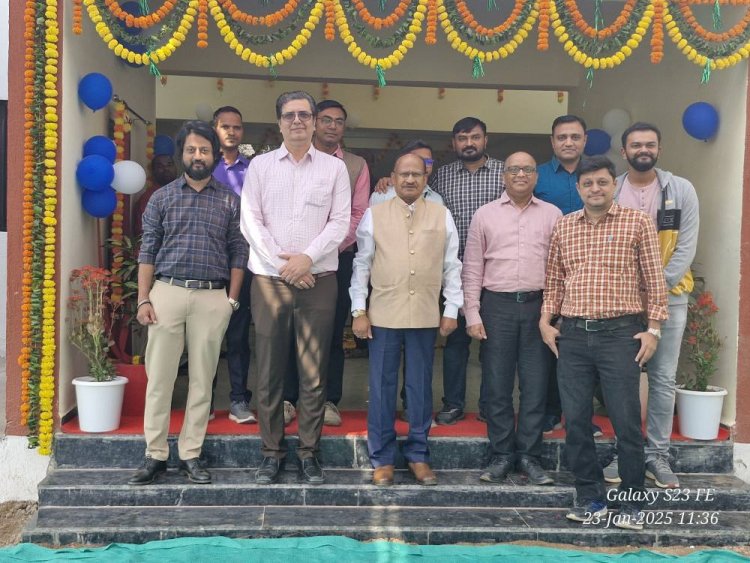 Hon’ble Vice-Chancellor Dr. Z. P. Patel inaugurated the newly constructed Boys' hostel for Polytechnic students at College of Agriculture, Waghai on January 23, 2025 