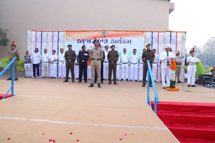 Celebration of 76th Republic Day at Navsari Agricultural University...