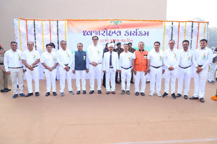 Celebration of 76th Republic Day at Navsari Agricultural University...