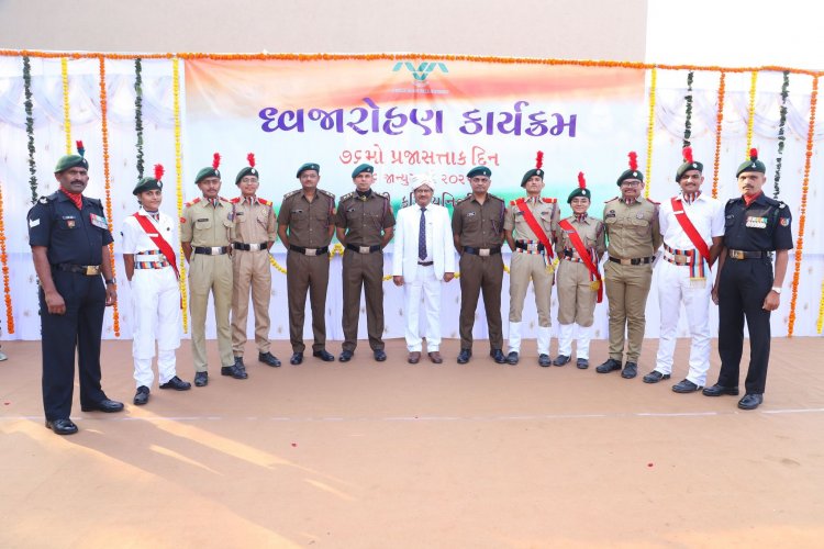 Celebration of 76th Republic Day at Navsari Agricultural University...