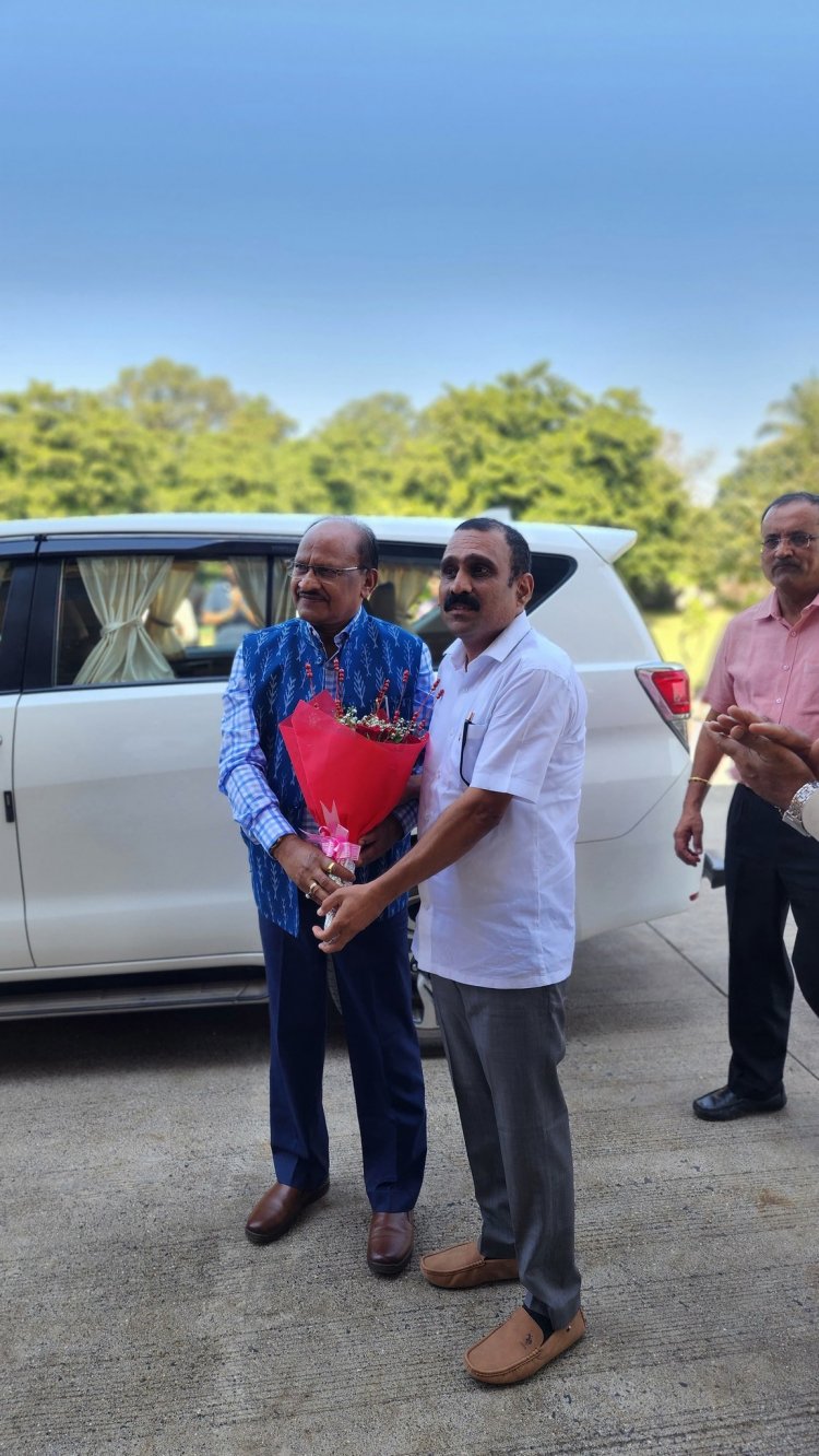 Hon’ble Vice-Chancellor Dr. Z. P. Patel and Dr. Harshaben Z. Patel performed the “Vahan Puja” of newly purchased Two wheeler at Horticulture Polytechnic, Paria