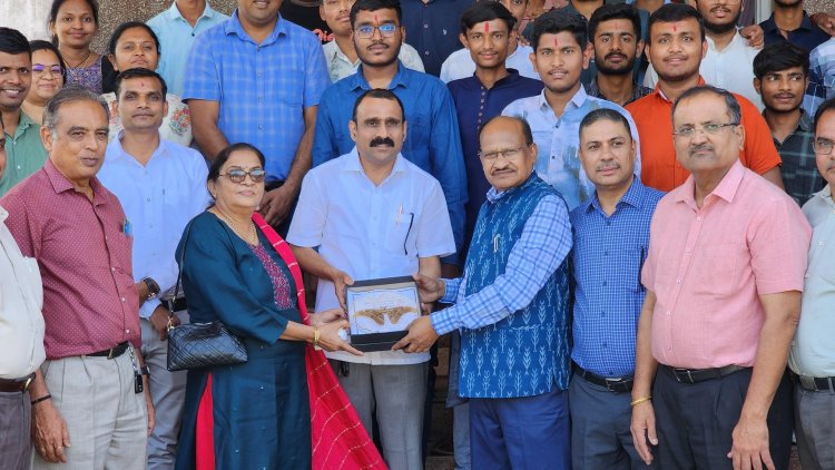 Hon’ble Vice-Chancellor Dr. Z. P. Patel and Dr. Harshaben Z. Patel performed the “Vahan Puja” of newly purchased Two wheeler at Horticulture Polytechnic, Paria