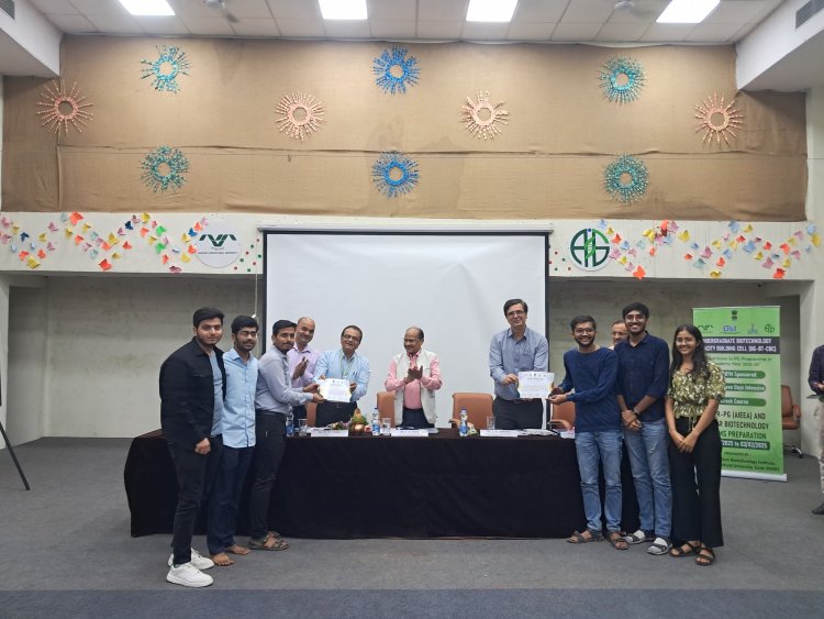 The valedictory function of the 15-day intensive crash workshop for ICAR-AIEEA-PG and other biotechnology-related examinations