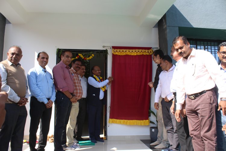 Hon’ble Vice-Chancellor Dr. Z. P. Patel inaugurated newly constructed Office-cum-Laboratory building of ARS, NAU, Tanchha on February 5, 2025. 