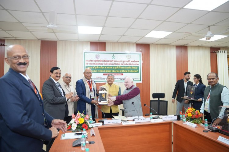 The 48th Vice-Chancellors’ Convention, themed “Agritourism in India: Bridging Education and Rural Development,” took place from February 13–14, 2025, at Kumarganj, Ayodhya. 