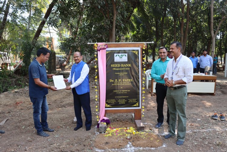 Gujarat’s first ever medium term seed conservation facility “Seed bank“ alongwith “seed storage godown"