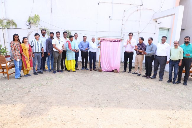 Hon'ble Vice-Chancellor Dr. Z. P. Patel laid the foundation stone of ‘VVIP Suit & VIP dining hall’ at Gandhi guest house of NAU on March 26, 2025