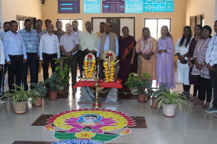 “Bhumi Pujan” for D-type Staff Quarters and Stage for student’s cultural functions to be constructed at College of Agricultural Engineering and Technology, Dediapada
