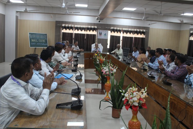 “Bhumi Pujan” for D-type Staff Quarters and Stage for student’s cultural functions to be constructed at College of Agricultural Engineering and Technology, Dediapada