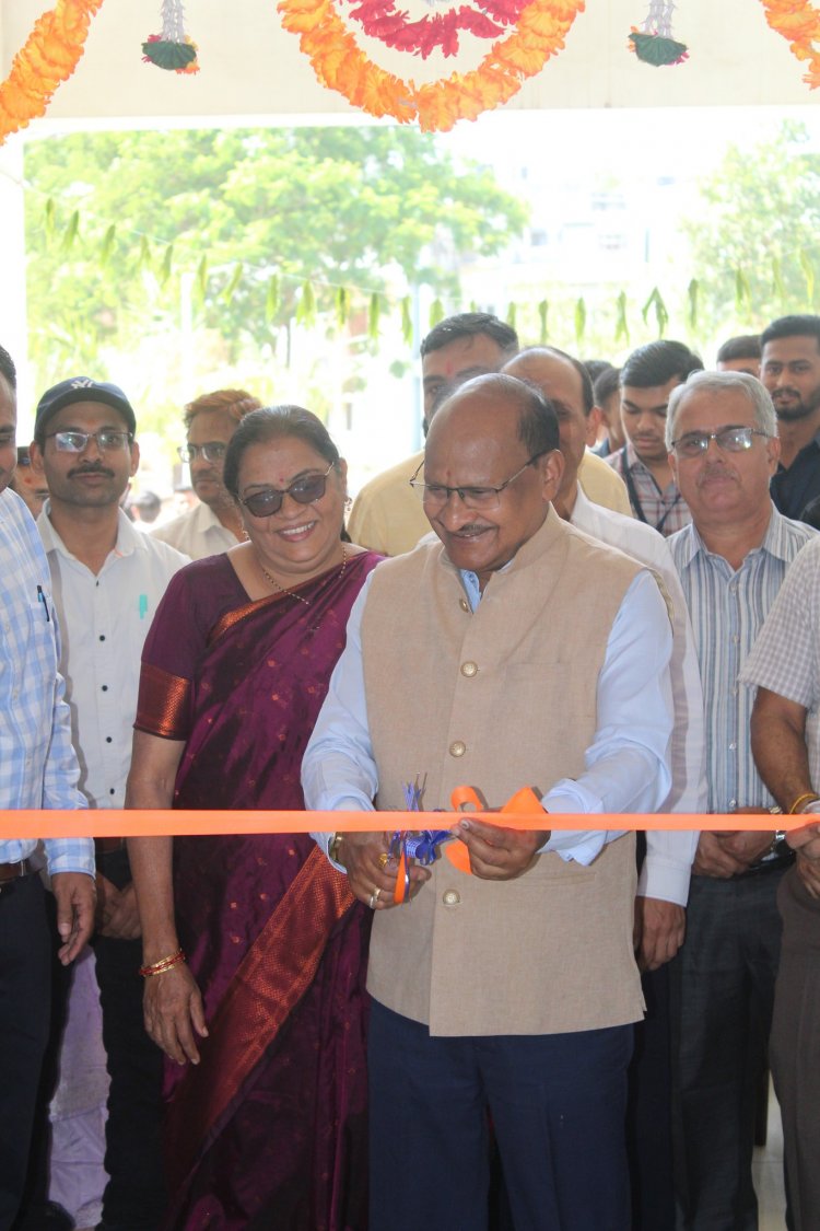 “Bhumi Pujan” for D-type Staff Quarters and Stage for student’s cultural functions to be constructed at College of Agricultural Engineering and Technology, Dediapada