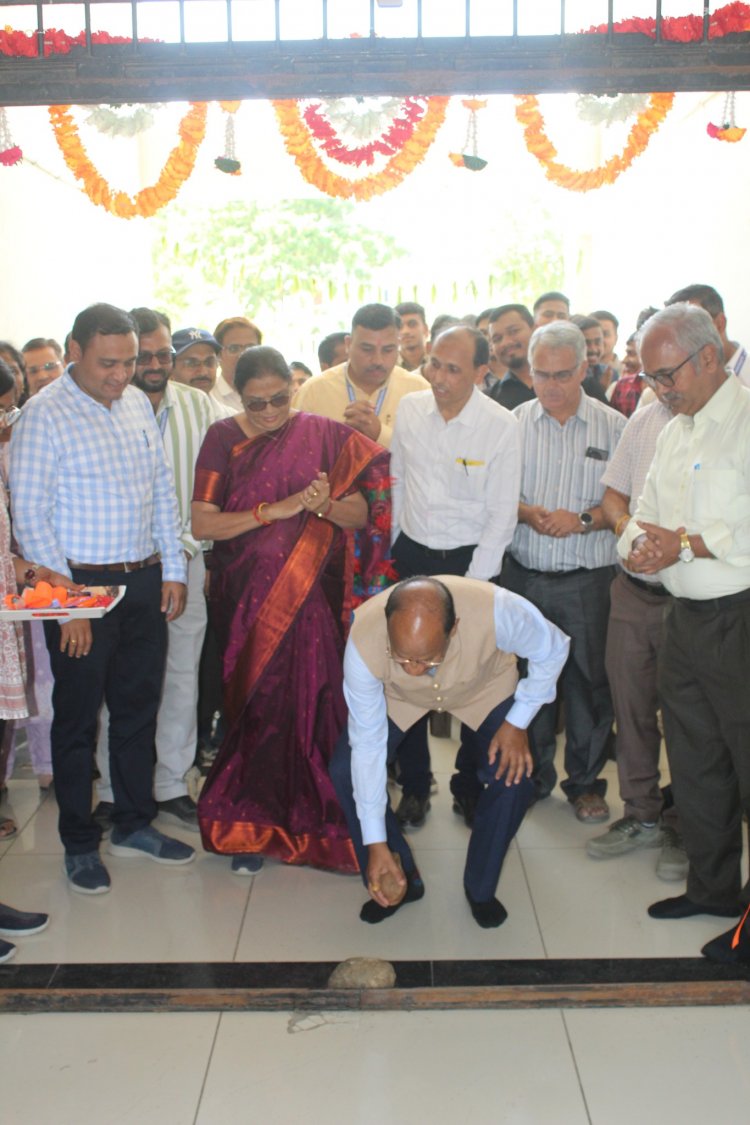 “Bhumi Pujan” for D-type Staff Quarters and Stage for student’s cultural functions to be constructed at College of Agricultural Engineering and Technology, Dediapada
