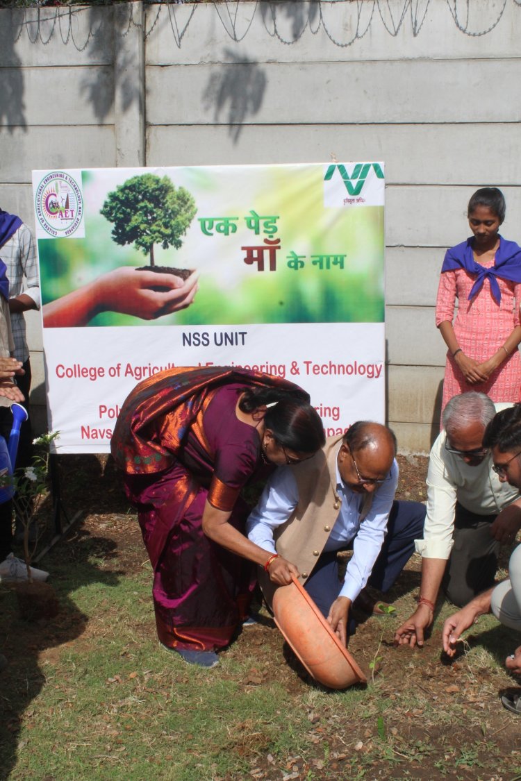 “Bhumi Pujan” for D-type Staff Quarters and Stage for student’s cultural functions to be constructed at College of Agricultural Engineering and Technology, Dediapada