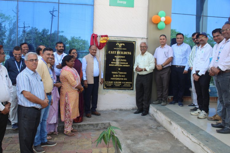 “Bhumi Pujan” for D-type Staff Quarters and Stage for student’s cultural functions to be constructed at College of Agricultural Engineering and Technology, Dediapada