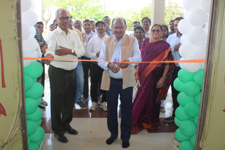 “Bhumi Pujan” for D-type Staff Quarters and Stage for student’s cultural functions to be constructed at College of Agricultural Engineering and Technology, Dediapada