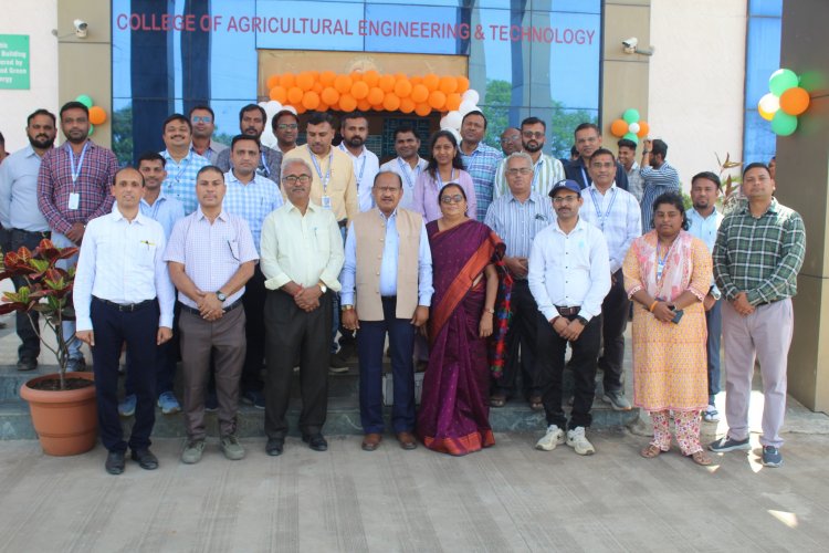 “Bhumi Pujan” for D-type Staff Quarters and Stage for student’s cultural functions to be constructed at College of Agricultural Engineering and Technology, Dediapada