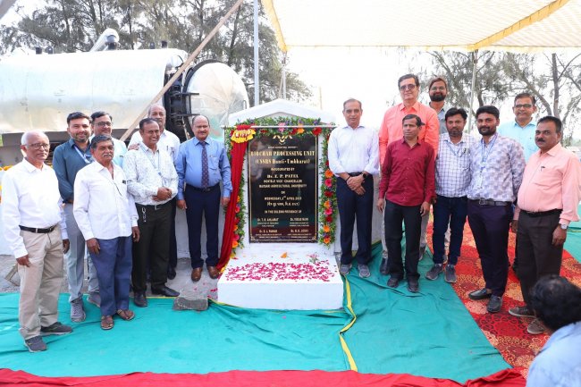On April 2, 2025, Hon’ble Vice Chancellor Dr. Z. P. Patel inaugurated the Office-cum-Laboratory Building and Biochar Processing Unit at the Coastal Soil Salinity Research Station, Danti-Umbharat