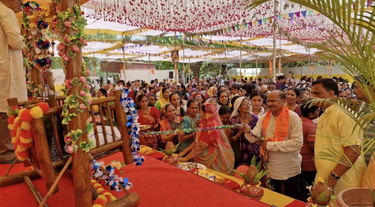 Celebration of the divine birth of Lord Ram on Ram Navami at NAU Campus with devotion and joy!