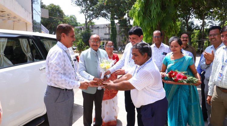 Inaugurated the newly established Pesticide Residue Laboratory at N. M. College of Agriculture, NAU, Navsari 
