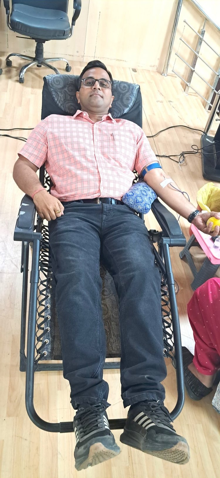 Blood Donation Camp on the Occasion of NAU Foundation Day