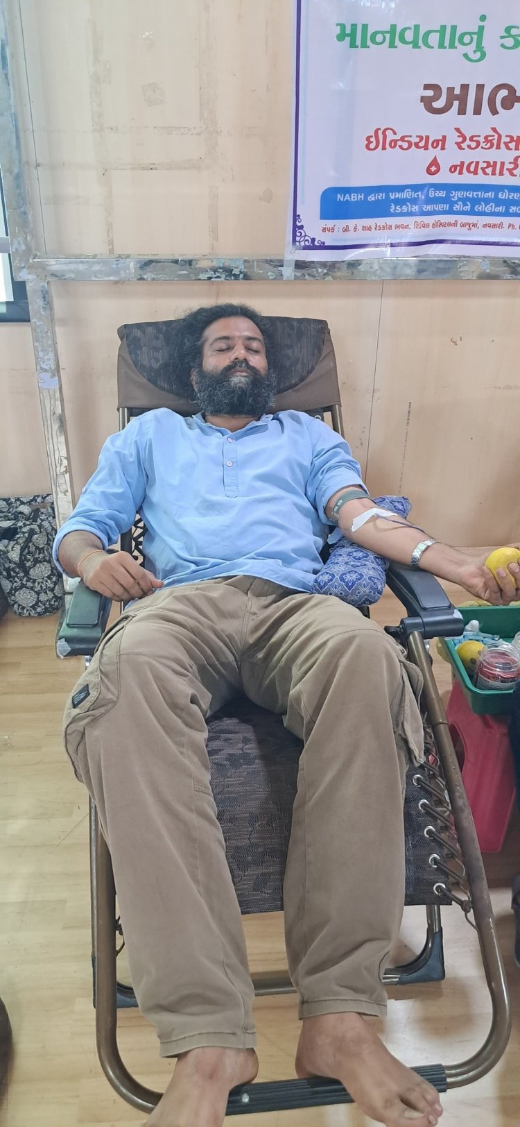 Blood Donation Camp on the Occasion of NAU Foundation Day