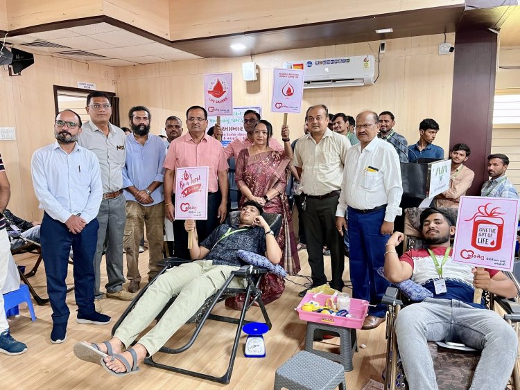 Blood Donation Camp on the Occasion of NAU Foundation Day