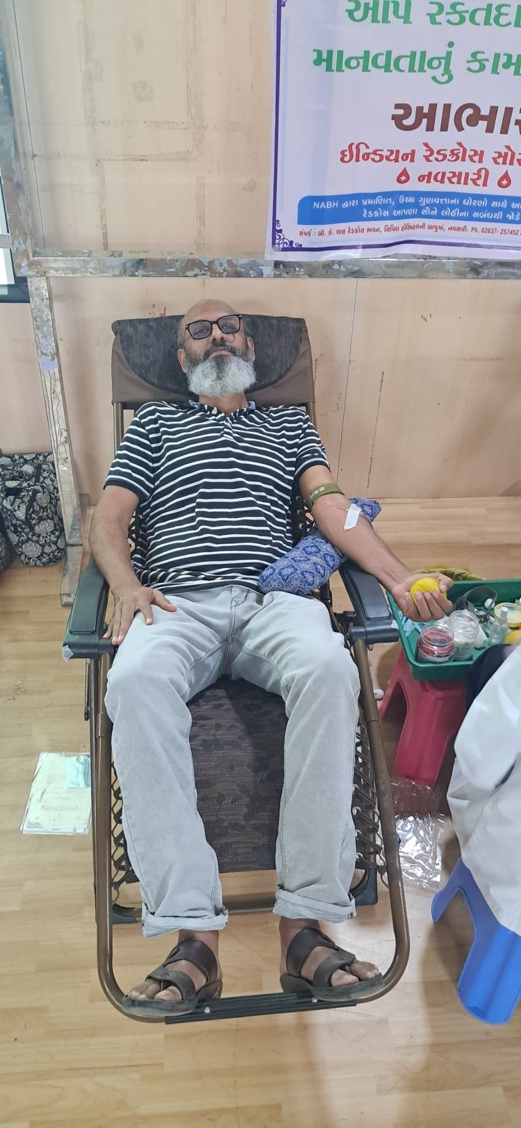 Blood Donation Camp on the Occasion of NAU Foundation Day