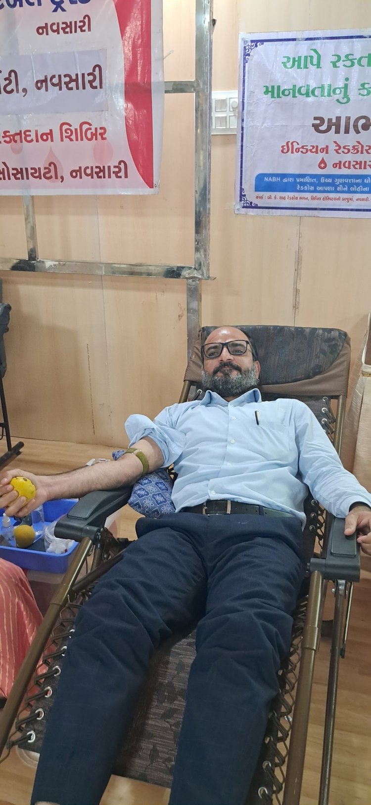 Blood Donation Camp on the Occasion of NAU Foundation Day