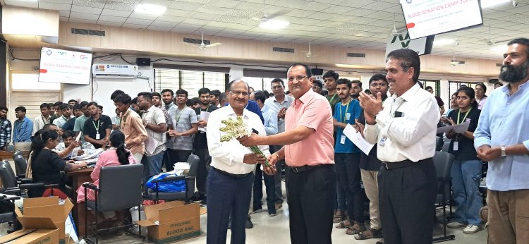 Blood Donation Camp on the Occasion of NAU Foundation Day