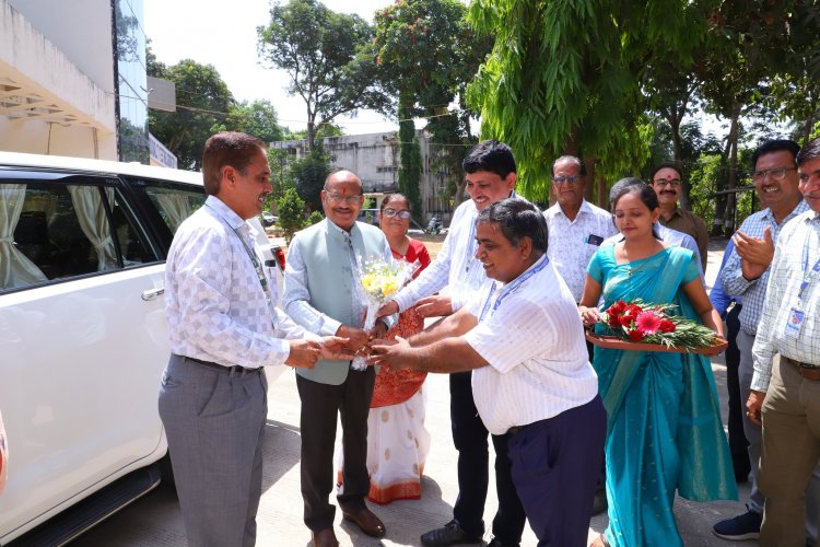 Inaugurated the newly established Pesticide Residue Laboratory at N. M. College of Agriculture, NAU, Navsari 