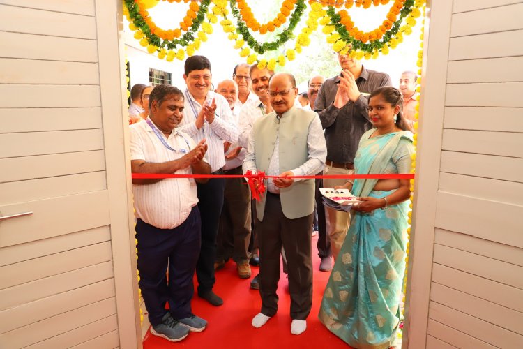 Inaugurated the newly established Pesticide Residue Laboratory at N. M. College of Agriculture, NAU, Navsari 