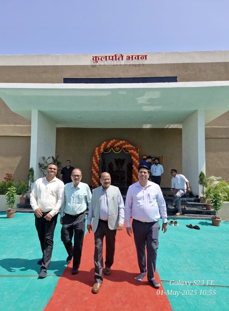 Inauguration of ‘कुलपति भवन' on the Foundation Day of Navsari Agriculture University
