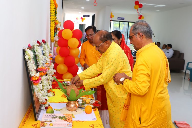 Inauguration of ‘कुलपति भवन' on the Foundation Day of Navsari Agriculture University