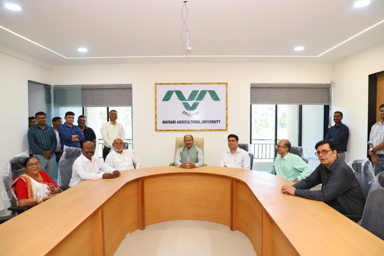 Inauguration of ‘कुलपति भवन' on the Foundation Day of Navsari Agriculture University
