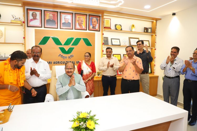 Inauguration of ‘कुलपति भवन' on the Foundation Day of Navsari Agriculture University