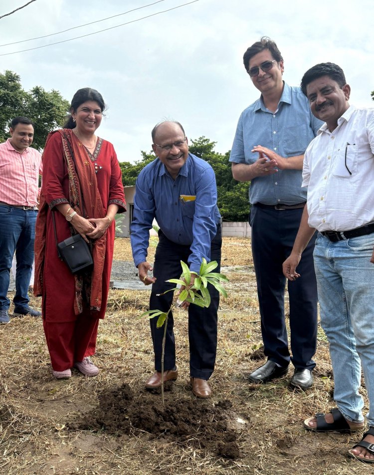 Hon’ble Vice-Chancellor, Dr. Z. P. Patel inaugurated the Horticultural Germplasm Conservation Park at RHRS, ASPEE College of Horticulture, Navsari on 21-07-2025 