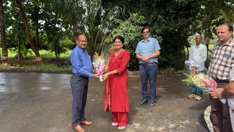 Hon’ble Vice-Chancellor, Dr. Z. P. Patel inaugurated the Horticultural Germplasm Conservation Park at RHRS, ASPEE College of Horticulture, Navsari on 21-07-2025 