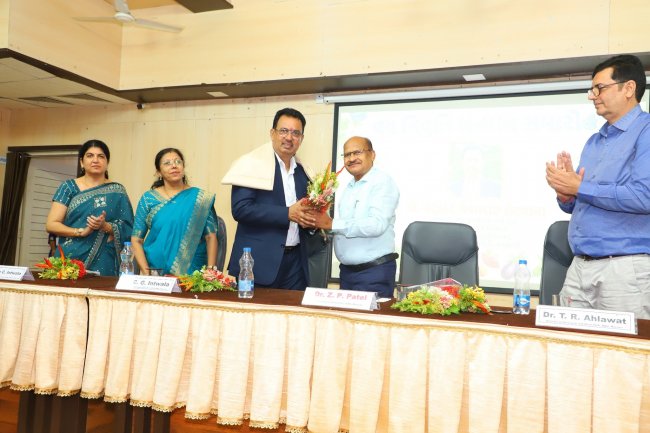 Farewell Function of Dr. C. G. Intwala at ASPEE College of Horticulture