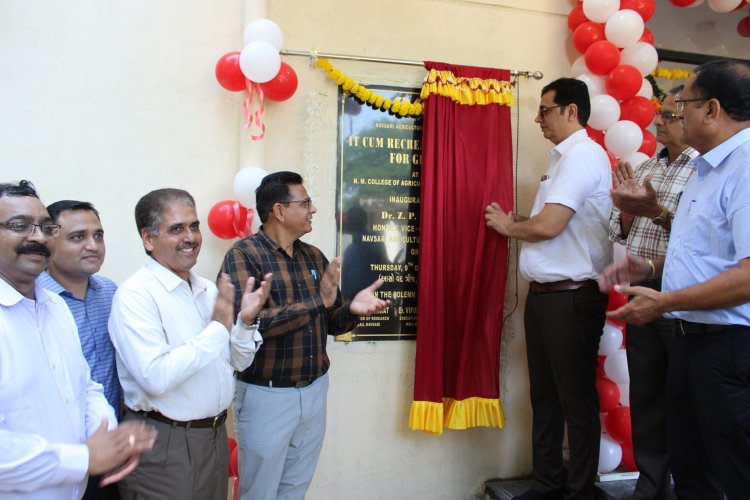 Virtually inaugurated newly constructed IT-cum-Recreation Room for Girls at N. M. College of Agriculture 
