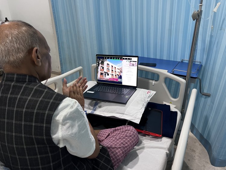 Virtually inaugurated newly constructed IT-cum-Recreation Room for Girls at N. M. College of Agriculture 