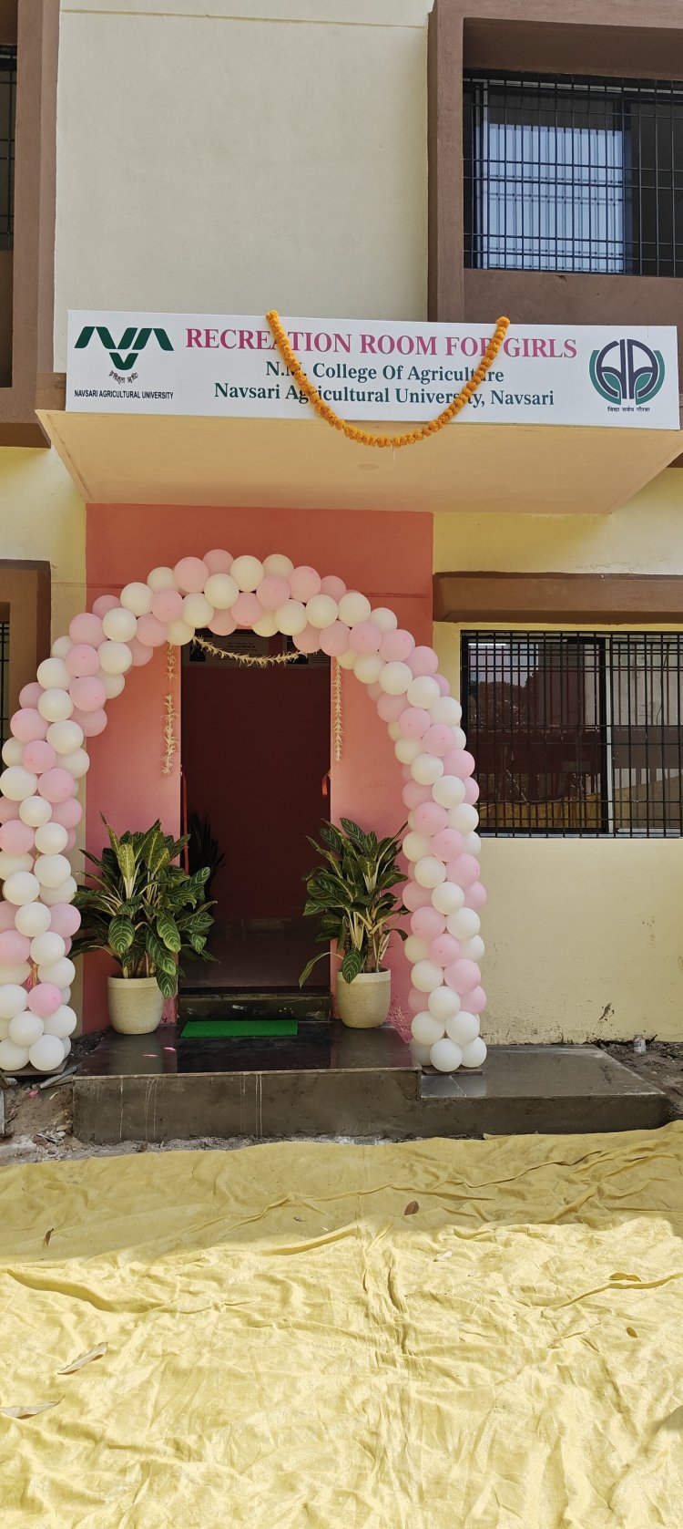 Virtually inaugurated newly constructed IT-cum-Recreation Room for Girls at N. M. College of Agriculture 