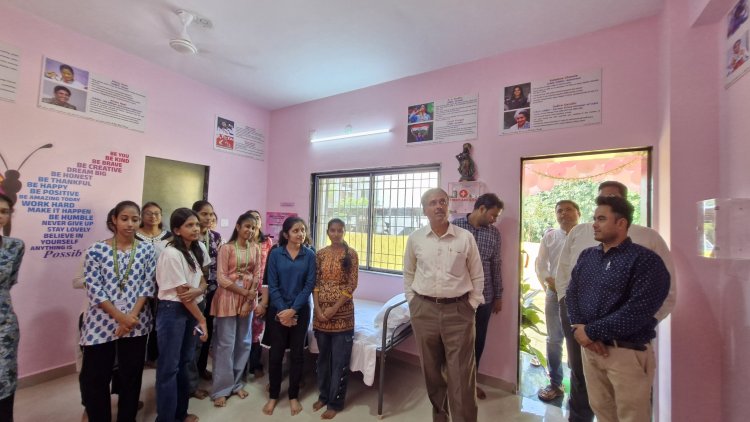 Virtually inaugurated newly constructed IT-cum-Recreation Room for Girls at N. M. College of Agriculture 