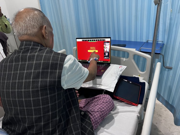 Virtually inaugurated the Cultural Arena at College of Agricultural Engineering & Technology, Dediapada 