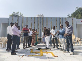 Virtually inaugurated the Cultural Arena at College of Agricultural Engineering & Technology, Dediapada 